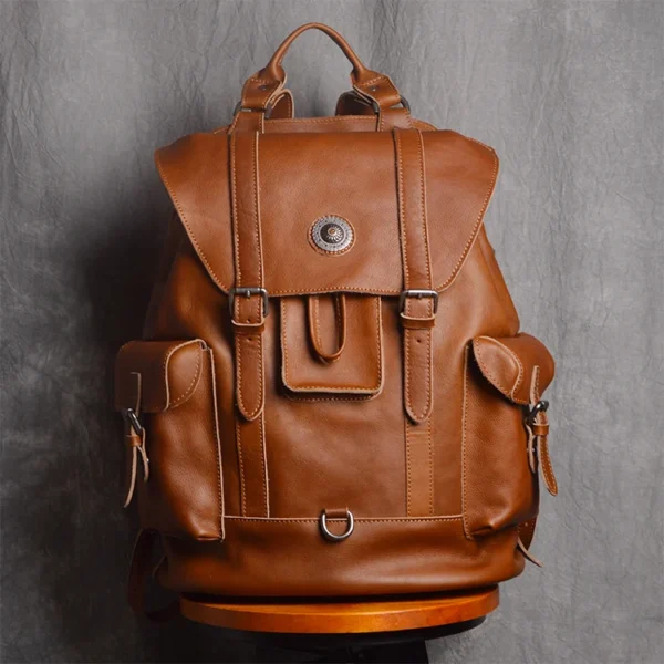 Vintage Men Travel Backpack NP03 - Image 2