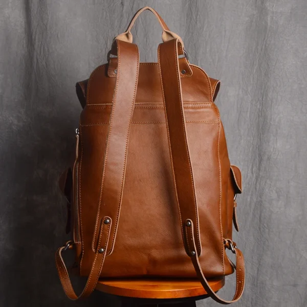 Vintage Men Travel Backpack NP03 - Image 4